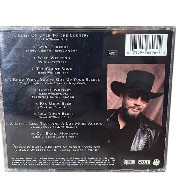 Lot of 2 Hank Williams Jr. Country Music CDs - Picture 6 of 6